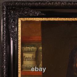 Portrait of a Woman, Old Oil on Canvas, Madame, Painting from the 17th Century, 600