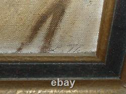 Rare Old Oil On Cardboard By Ludwig Thiersch (1825-1909) Munich München