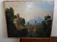 Rare Antique 18th Century Oil Painting Of Mountain Landscape