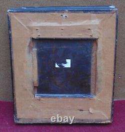 Rare magnificent old oil painting on copper 18th century the very fine rebouteux