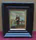 Rare Magnificent Old Oil Painting On Copper From The 18th Century "the Healer" Very Fine Detail
