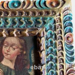 Religious Painting, Oil on Canvas, 19th Century, Ancient Saint
