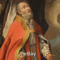 Religious Painting Old Oil Painting Holy Sacred Art XVIII 1700