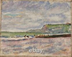 Sainte-Adresse Ancient Impressionist Fauvist Painting by Monet 1900 Normandy