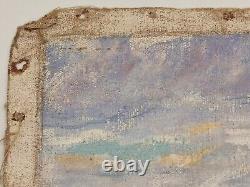 Sainte-Adresse Ancient Impressionist Fauvist Painting by Monet 1900 Normandy