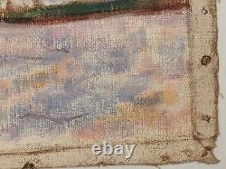 Sainte-Adresse Ancient Impressionist Fauvist Painting by Monet 1900 Normandy