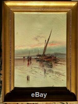 Savigny Nickname Malfroy Henry Beautiful Navy Old Oil On Canvas