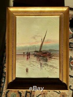 Savigny Nickname Malfroy Henry Beautiful Navy Old Oil On Canvas