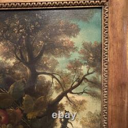 Signed Oil on Canvas, Antique Still Life with Musical Instruments