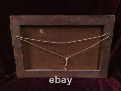 Small Old Painting Oil on Canvas French School of Barbizon Countryside 19th Century