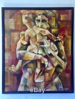 Sublime Oil On Canvas Old Maternity Fauvist Cubist John C. Metzinger