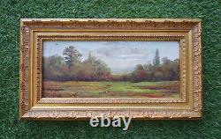 Superb Old Picture Landscape Bucolic Unsigned, Countryside Nature, Beautiful Setting