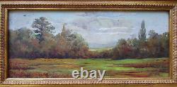 Superb Old Picture Landscape Bucolic Unsigned, Countryside Nature, Beautiful Setting