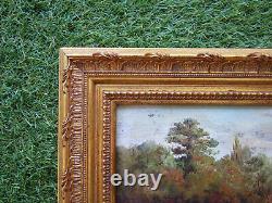 Superb Old Picture Landscape Bucolic Unsigned, Countryside Nature, Beautiful Setting