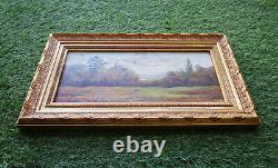 Superb Old Picture Landscape Bucolic Unsigned, Countryside Nature, Beautiful Setting