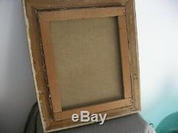 Superb Picture Old, Oil On Canvas With Beautiful Wood Frame Signed