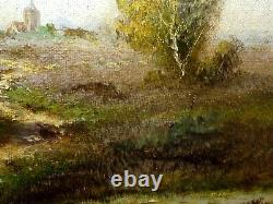 Superb Rare Oil Painting Signed Jules Dupre (1811-1889) Landscape