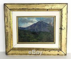 Table / Ancient Painting On Panel Framed (chin Layed) 29 CM X 24