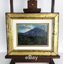Table / Ancient Painting On Panel Framed (chin Layed) 29 CM X 24