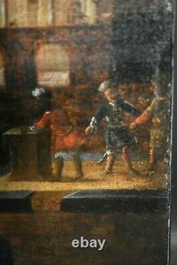 Table Former Marine Animated Sarde Island Ships Peter Van Den Velde (1634-c. 1707)