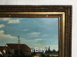 Table Former, Oil On Canvas, Barbizon, Box, Nineteenth
