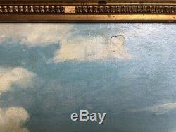Table Former, Oil On Canvas, Barbizon, Box, Nineteenth
