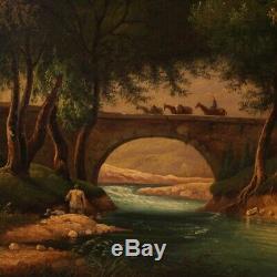 Table Former Romantic Landscape Oil Painting On Canvas With Art 800