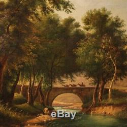 Table Former Romantic Landscape Oil Painting On Canvas With Art 800