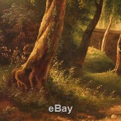 Table Former Romantic Landscape Oil Painting On Canvas With Art 800