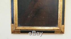 Table Old Oil On Canvas Portrait Male Profile D 'd'era Fine Eight