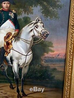 Tables Veterans History Napoleon Empire Oil On Paper Knight Army