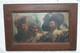 The Three Musketeers, Oil On Panel, Signed, Antique Painting, 19th Century