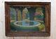 Translation: Ancient Tableau Garden Fountain, Oil On Panel.