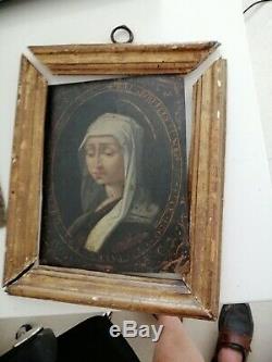 Very Old Religious Oil On Copper Buy A Lisieux