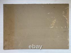 Village Landscape Old Painting Late 19th Century to Restore