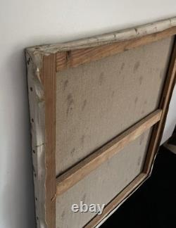 Virgin with the Child Jesus oil on canvas Robert Falcucci old painting 20th century