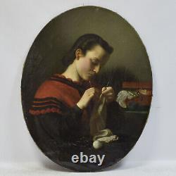 1866 Peinture ancienne Jacques L. Bonnet (1822-1894) jusqu'à 2.900 81,5x64,5cm