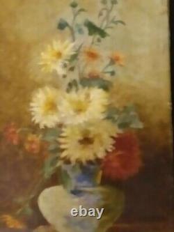 3 Tableaux Miniatures, Peinture, Huile sur Panneau de Bois Ancien XIXeme