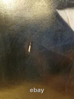 Ancien Portrait D'homme, Huile Sur Toile Signée Et Datée