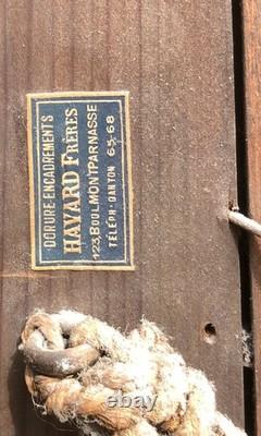 Ancien Tableau ARLES vieille ville Huile sur Toile Signé G. FERNANDEZ