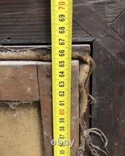 Ancien Tableau ARLES vieille ville Huile sur Toile Signé G. FERNANDEZ