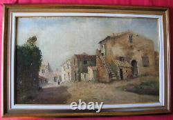 Ancien Tableau G. AUGIZEAU huile sur toile de 1931