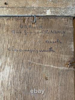 Ancien Tableau HSP La Gardienne de Troupeau Signé R. Urbain Art Lorrain