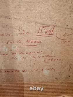 Ancien Tableau Huile Georges LE MEILLEUR Maison sur la Marne Impressionnisme