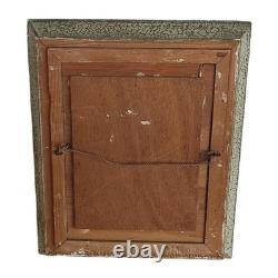 Ancien Tableau Huile Sur Panneau Orientaliste Portrait D'homme A. Coulet