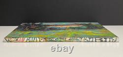 Ancien Tableau Huile sur Toile Paysage Provençal Ferme à Digne Robert Nyel