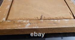 Ancien Tableau Peinture Huile Sur Panneau A IDENTIFIER