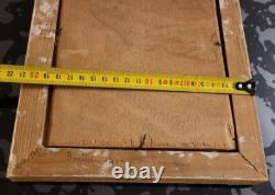 Ancien Tableau Peinture Huile Sur Panneau A IDENTIFIER