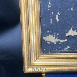 Ancien Tableau Portrait de femme, signé Adrienne Geofroy, XIXe Huile sur toile