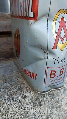 Ancien bidon d huile ACTIVA OIL Le diable sur l auto 2 litres NEW ALLIANCE OIL